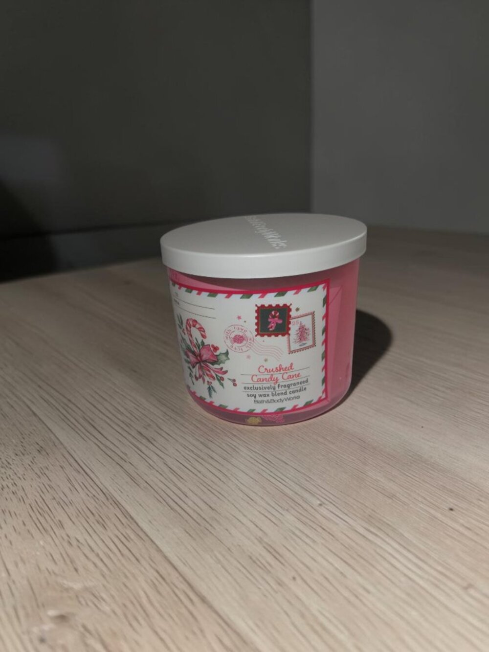 Bath & Body Works, 3-Wick Candle, CRUSHED CANDY CANE, NWT - DELICIOUS!